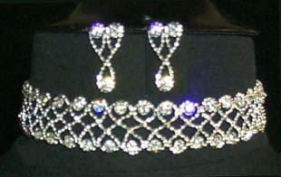 7511-Rhinestone Necklace Set (OUT OF STOCK)