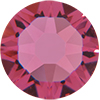 2058 Glitzstone Crystal Rose Pink Flatback Rhinestones