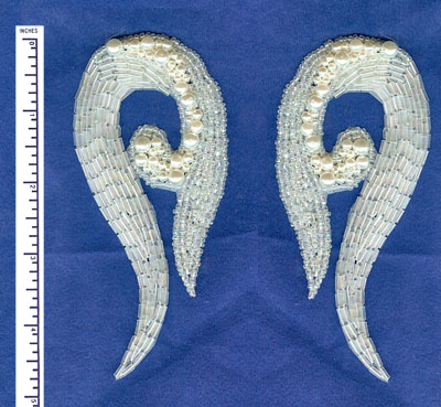 2151 Pearl Beaded Pair