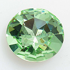 1201 Swarovski Crystal Chrysolite Green 27mm Pointed Back Round Rhinestones