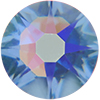 2028 Swarovski Crystal Light Sapphire AB Blue 7ss Flatback Rhinestones 12 Dozen