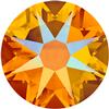 2028 Swarovski Crystal Sun AB Orange 12ss Flatback Nail Art Rhinestones 12 Dozen