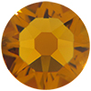 2058 12ss Glitzstone Crystal Topaz Yellow 100 Gross Flatback Rhinestones (14,400 Pieces)