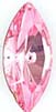 4200/2 Swarovski Crystal Light Rose Pink Navette Rhinestones 6x3mm 1,440 Piece Factory Pack