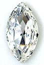 4227 Swarovski Crystal Navette Rhinestones 32x17mm