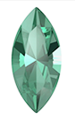 4231 Swarovski Crystal Erinite Green 10x5 Navette Rhinestones 1 Dozen