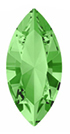 4231 Swarovski Crystal Peridot Green 6x3mm Navette Rhinestones 1 Dozen