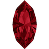 4231 Swarovski Crystal Siam Red 6x3mm Navette Rhinestones 1 Dozen