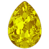 4320 GlitzStone Crystal Citrine Yellow Pear Fancy Rhinestone 6x8mm 6 Dozen