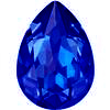 4320 GlitzStone Crystal Cobalt Blue Pear Fancy Rhinestone 6x8mm 6 Dozen
