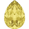 4320 GlitzStone Crystal Jonquil Yellow Pear Fancy Rhinestone 6x8mm 6 Dozen