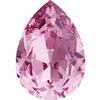 4320 GlitzStone Crystal Light Rose Pink Pear Fancy Rhinestone 4x6mm 6 Dozen