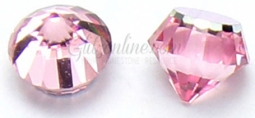 4866 Swarovski Crystal Light Rose Pink 6mm Flatback Rhinestone Studs 1 Dozen