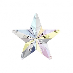 4745 Swarovski Crystal AB Rhinestone Star (1 Dozen) 10mm