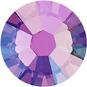 2058 Glitzstone Crystal Light Amethyst Purple AB Flatback Rhinestones