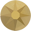 2058 Swarovski Crystal Aurum Real 24K Gold Plated 12ss Flatback Nail Art Rhinestones 6 Dozen
