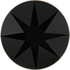 2058 Swarovski Crystal Jet Black 5ss Flatback Nail Art Rhinestones 6 Dozen