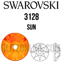 3128 Swarovski Crystal 3mm Sun Lochrose Sew-On Rhinestones 1 Dozen