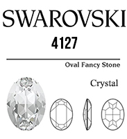 4127 Swarovski Crystal 30x22mm Oval Fancy Rhinestone 1 Piece