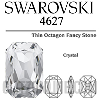 4627 Swarovski Crystal 37x25.5mm Octagon Fancy Stone 1 Piece