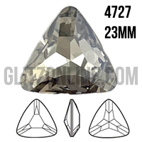 4727 Swarovski Crystal Silver Shade 23mm Triangle Fancy Rhinestone