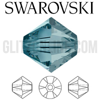 5328 Swarovski Crystal Indian Sapphire Bicone 3mm Beads 6 Dozen