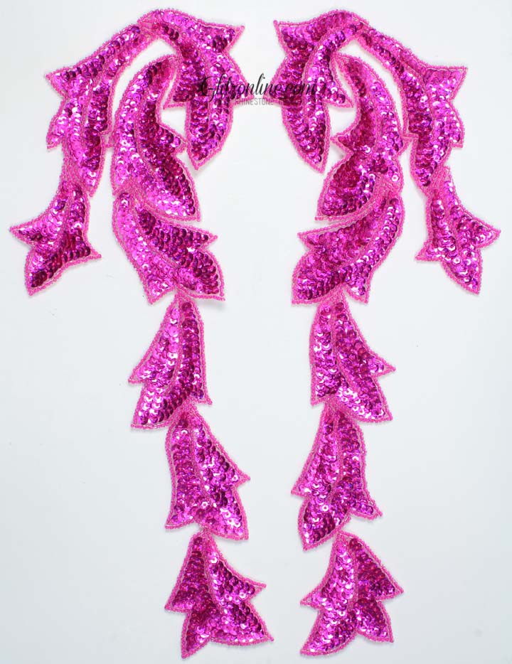 sequin and beaded appliques