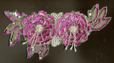 4310-fuschia or Turquoise sequin app - closeout (OUT OF STOCK)