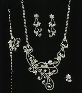 7514 Rhinestone Jewelry Set (1 IN STOCK)