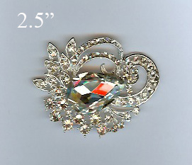7262 Crystal Rhinestone Pin