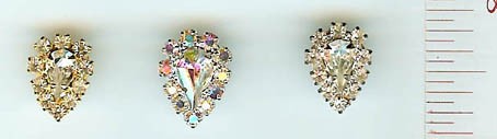 7266 Crystal Silver or  AB