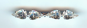 7283-Rhinestone Ornament  2 1/4