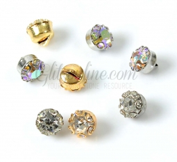 7312 30ss Austrian Crystal Rhinestone Lace Set Buttons