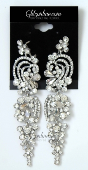 7485 Crystal Rhinestone Earrings