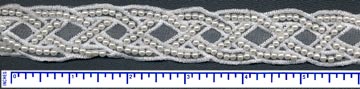 6016--Beaded Lace Trim (1 yd 15