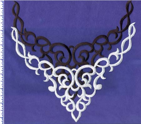 8004-White Iron on Bodice (OUT OF STOCK)