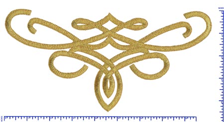 8015 Gold or black iron on