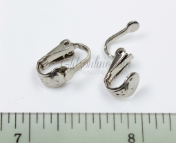 9088 Earring Clasp Rhodium Plated Jewelry Components