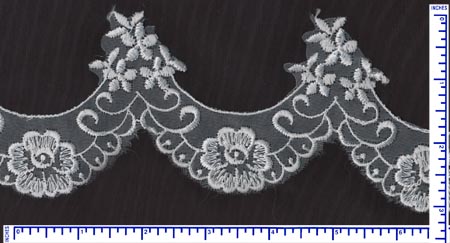 6001-Beaded or Unbeaded Lace Yardage