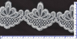 6010 Beaded or Unbeaded Lace Applique Trim