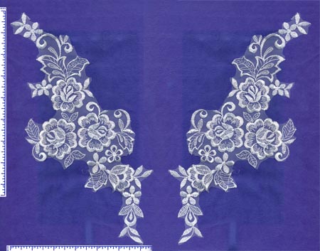 5008-lace Pair 12 x 4 3/4