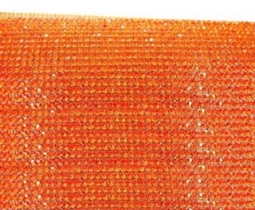 Self Adhesive Orange Crystal Rhinestone Sheet