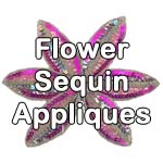 flower sequin appliques
