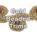 gold beaded trim