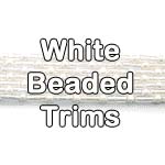 white beaded trim
