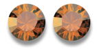 1028 Swarovski Crystal Copper Xirius Chaton Rhinestones