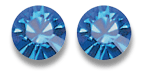 Preciosa Crystal Sapphire Blue Chaton Rhinestones