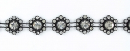 1084 Swarovski Crystal Jet Black Rhinestone Trim