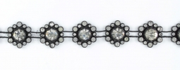 1084 Swarovski Crystal Jet Black Rhinestone Trim