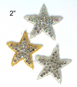 1137 Austrian Crystal 2" Rhinestone Star
